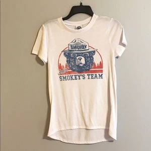 Smokey The Bear Graphic Tee. Size XS